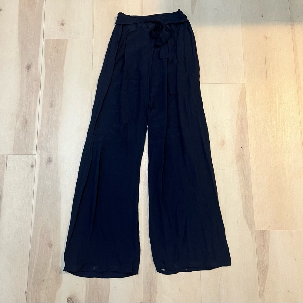 AQUAVITA Straight Leg Linen Pants